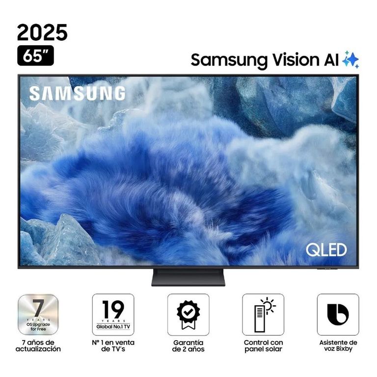 TELEVISOR QLED 65 4K UHD Q8F Vision AI Smart TV QN65Q8FAAGXPE 2025