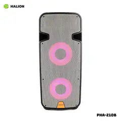 HALION - PARLANTE ACTIVO 1000W 2UHF MIC BATERIA - PHA-210B