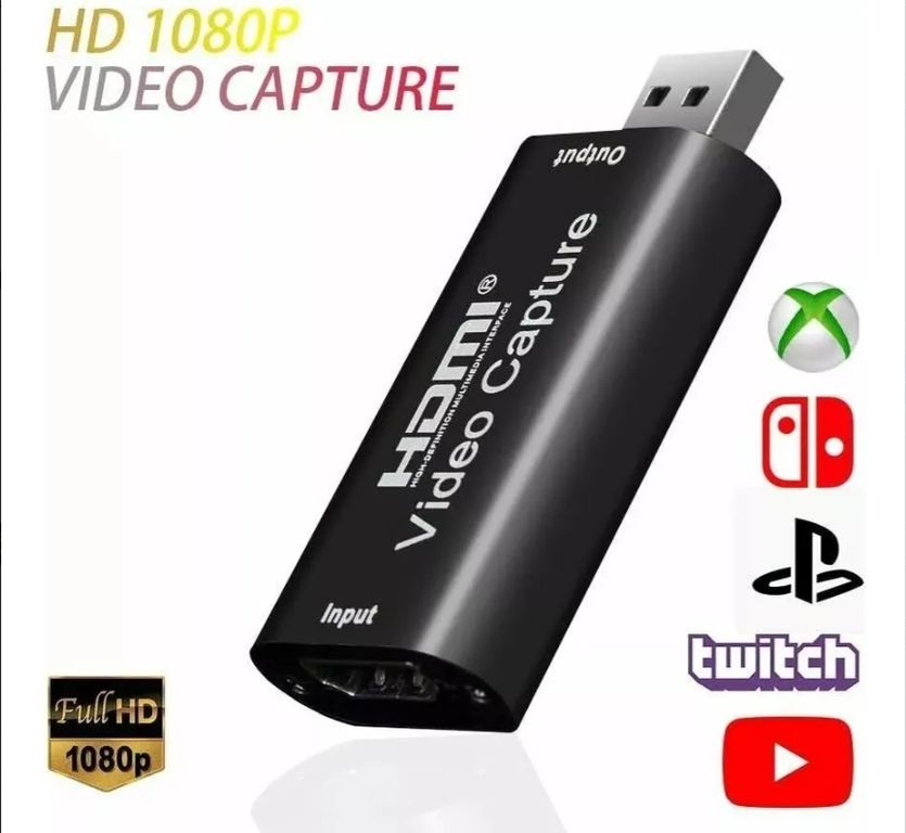 Capturador de Video Externo HU-03 USB a HDMI