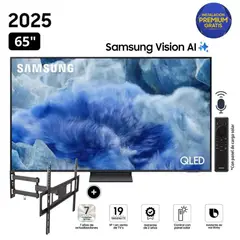 SAMSUNG - TELEVISOR QLED 65 4K UHD Q8F Vision AI Smart TV QN65Q8FAAGXPE 2025+ RACK