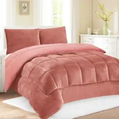 GOLDSUN - EDREDÓN PIEL DE DURAZNO CON CARNERO KING