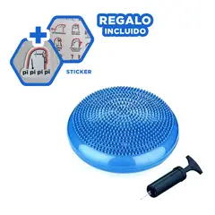 GENERICO - Pack12 Soporte Comodo para Balance en Azul Y+Regalo Stickers