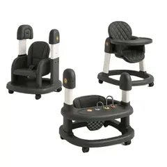 GENERICO - Silla de Comer Mecedora Andador Multifuncional Gris