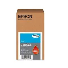 EPSON - Tinta T748XXL Cian WF-6090 WF-6590 WF-8590 WF-8090 - 69ml