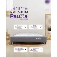 PAUZA - BASE BOX TARIMA QUEEN
