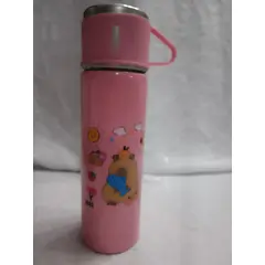 GENERICO - TERMO 3 TAZAS DE ACERO INOXIDABLE rosa