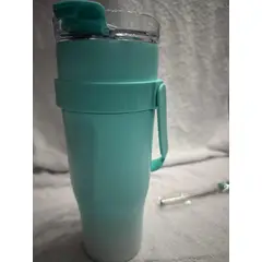 GENERICO - VASO TÉRMICO TOMATODO TERMO MULTIUSOS FRÍO CALIENTE GRANDE DE 12L TAMAÑO jade