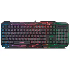 CYBERTEL - Teclado Gamer Negro Elektron