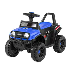 GENERICO - Carrito Buggy Para Niños Música Luces 4x4 Azul