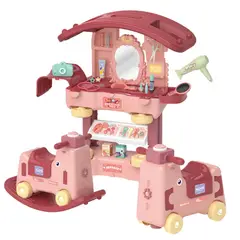 GENERICO - Role Play 3 en 1 Tocador / Balancín/ Correpasillos