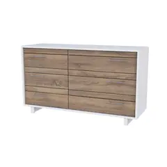 MUEBLES MACRUMO - Cómoda Oporto 6 cajones