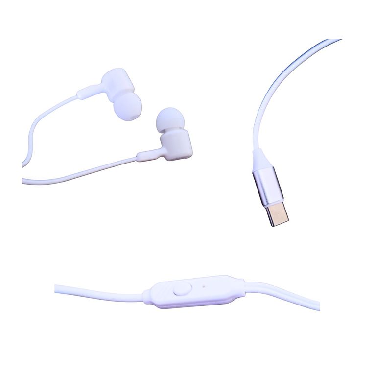 Audífonos Intra-auriculares Tipo C ET-A1046MC Blanco