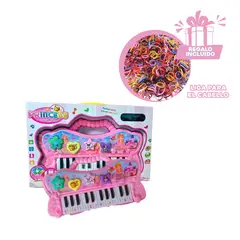 RYBIU IMPORT - Pack6 Instrumento para Pequeñas de Rosa Y+Ligas de Regalo