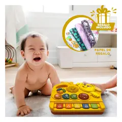 RYBIU IMPORT - Pack12 Teclado Juguete Bonito con Musica Y+Papel de Regalo