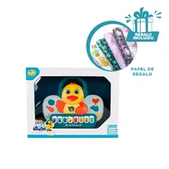 RYBIU IMPORT - Pack12 Teclado Juguete Musical de Pato Y+Papel de Regalo