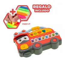 RYBIU IMPORT - Piano de Barras Didactico con Sonidos de Niños Bombero Rojo