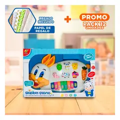 GENERICO - Pack12 Juguete para Ninos con Teclado Y+Papel de Regalo