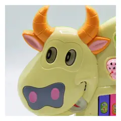 RYBIU IMPORT - Pack2 Piano Vaca y Sus Amigos de la Granja en Amarillo