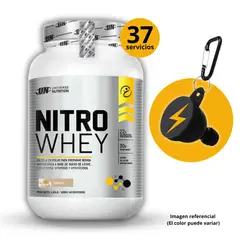 UNIVERSE NUTRITION - NITRO WHEY DE 1kg VAINILLA CON PORTASUPLES - PROTEÍNA WHEY