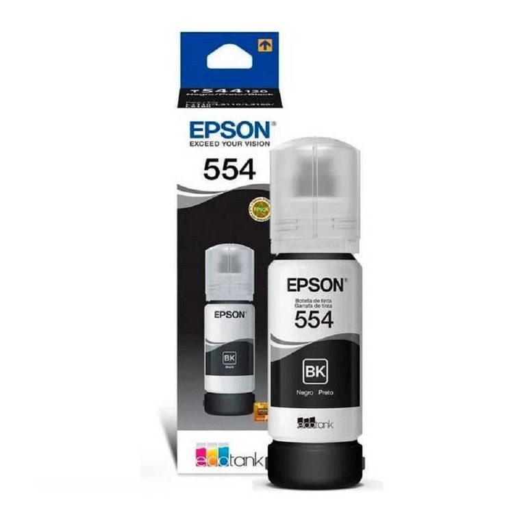 Tinta 554 Negro Pigmentado T554120 L8160, L8180 - 70ml
