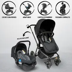 INFANTI - Coche Travel System para Bebé «EPIC 5G» Black