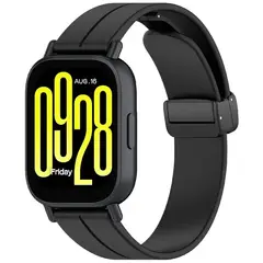 GENERICO - CORREA HEBILLA IMANTADA PARA REDMI WATCH 5 LITE - 5 ACTIVE NEGRO