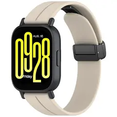 GENERICO - CORREA HEBILLA IMANTADA PARA REDMI WATCH 5 LITE - 5 ACTIVE BEIGE