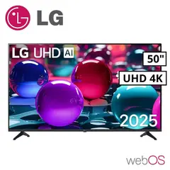 LG - Televisor 50 Pulg Ultra HD 4K AI ThinQ 50UA7300PSB Modelo 2025- Negro