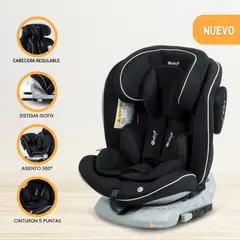 EBABY - Silla de Auto para Bebés «RONA» Black