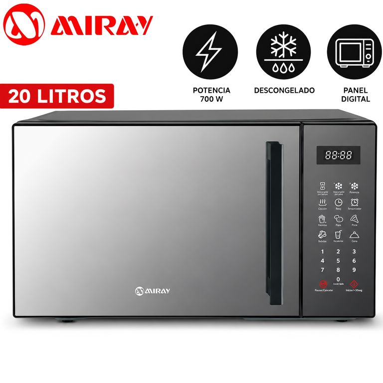 Horno Microondas HMM-205N 20 Litros