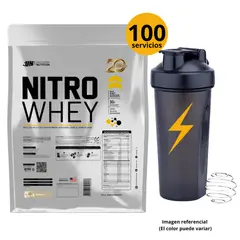 UNIVERSE NUTRITION - NITRO WHEY DE 3kg VAINILLA CON SHAKER - PROTEÍNA WHEY