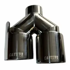 GENERICO - Doble salida de escape Muffler Shop Entrada 25¨