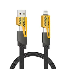 OEM - Cable de transmisión de datos y carga rápida 4 en 1 PD 27W-65W