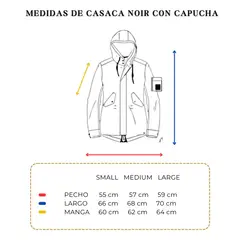 GENERICO - Casaca Térmica NOIR Con Capucha Verde Militar