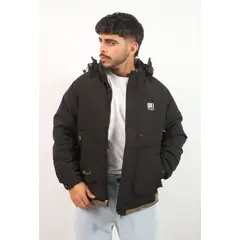 GENERICO - Casaca Térmica NORDIC Con Capucha Negro