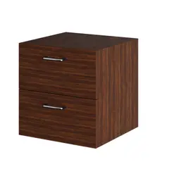 GENERICO - MESA DE NOCHE CON CAJONES - MED BROWN