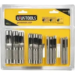 UYUSTOOLS - Juego de Sacabocados 12 Piezas