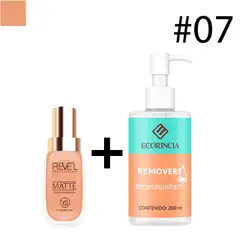 GENERICO - Pack Liquid Foundation Matte 07 REVEL + Removedor 200 ml