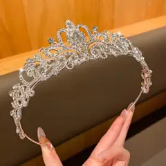 GENERICO - CORONA TIARA PARA CUMPLEAÑOS ELEGANTE