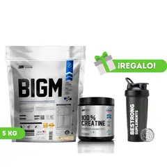 UNIVERSE NUTRITION - PACK PROTEÍNA BIGM 5KG VAINILLA + CREATINA 250G + SHAKER
