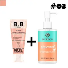 GENERICO - Pack BB Cream Matte 03 REVEL + Removedor Ecorincia 200 ml