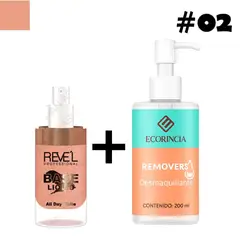 GENERICO - Pack Base Liquid All Matte 02 REVEL + Removedor 200 ml