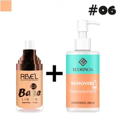 GENERICO - Pack Fundation Liquid 24 Hr 06 REVEL + Removedor 200 ml