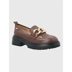 HUSH PUPPIES - Mocasín Mujer Leboni Café