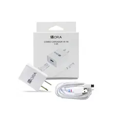 GENERICO - Cargador y Cable USB Tipo C GAR142 - 1HORA