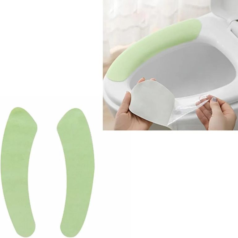 Pack 2 adhesivo para tapa de inodoro protector