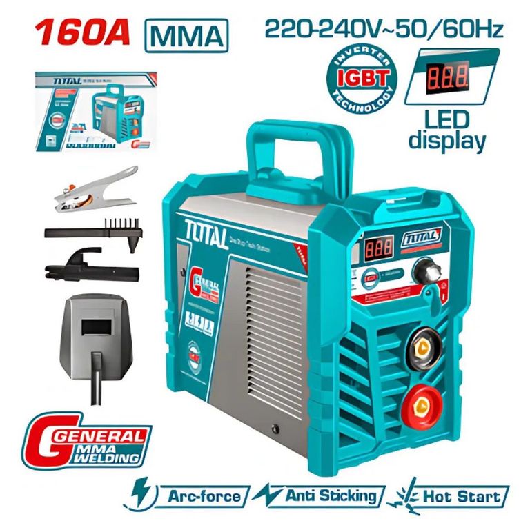 Maquina Soladadora Inverter MMA 15-160Amp LED