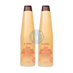BE NATURAL - Pack Lisso Keratina Liso Prolongado