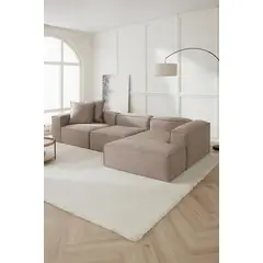 STIL NOVO - SALA SECCIONAL BRUNELLA BEIGE OSCURO