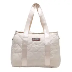 KENGAR - Bolsos Puffer crema